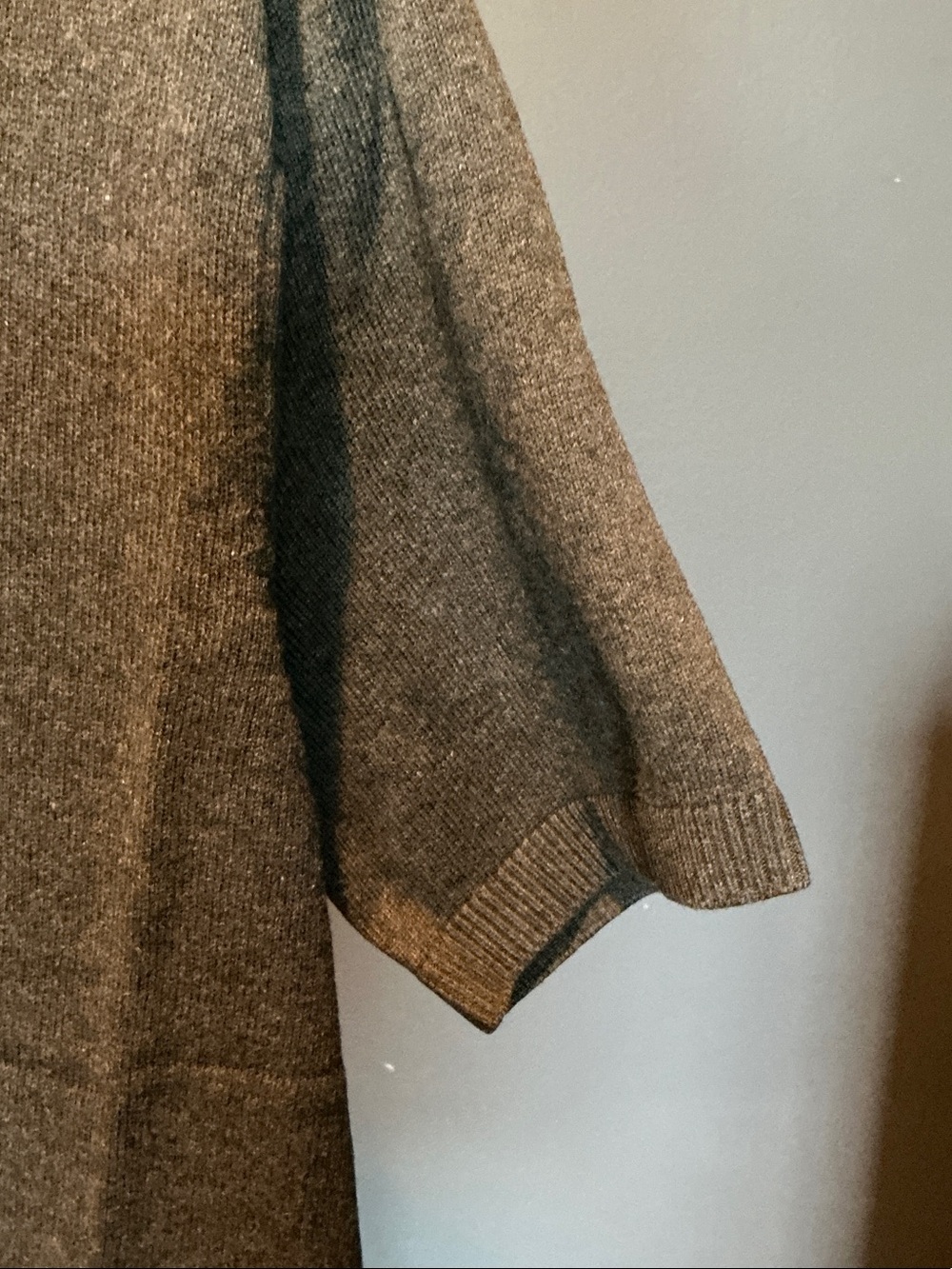 Men's Dark Charcoal Knit Polo - Picture 5 of 9